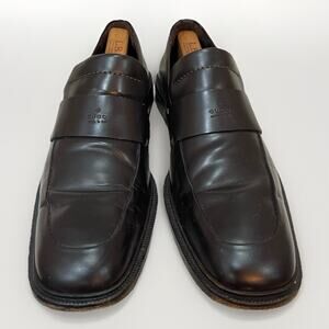 Mens Vintage Gucci Black Leather Tom Ford Square Toe Derby Loafers Shoes-12 E